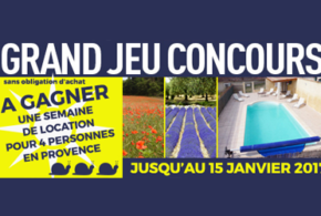 Concours gagnez 1 séjour d'une semaine pour 4 dans un Gite en Provence