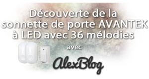 Concours gagnez 1 sonnette de porte originale à LED