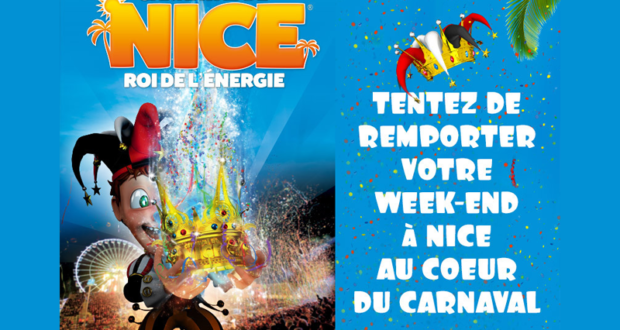 Concours gagnez 1 week-end pour 2 personnes à Nice