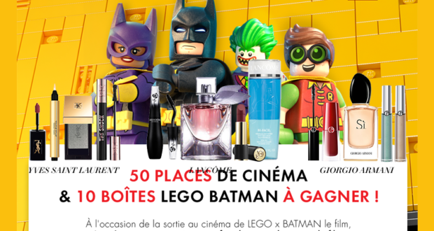 Concours gagnez 10 boîtes de Lego Batman