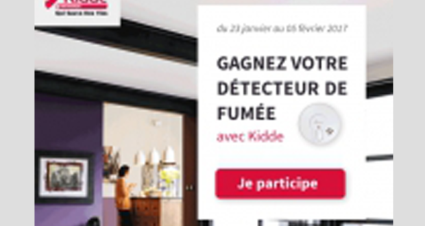 Concours gagnez 10 détecteurs de fumée