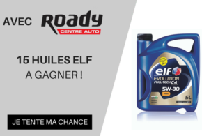 Concours gagnez 15 bidons d'huile moteur Elf