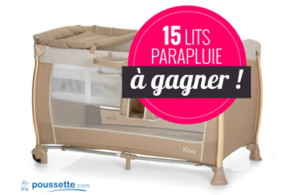 Concours gagnez 15 lits parapluie