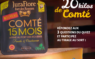 Concours gagnez 20 lots d'un kg de fromage Comté