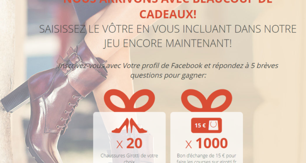 Concours gagnez 20 paires de chaussures Girotti au choix