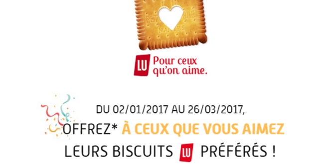 Concours gagnez 25 lots d'un an de goûters Lu