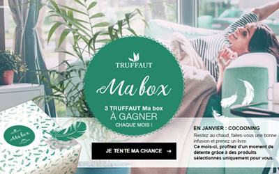 Concours gagnez 3 box Truffaut