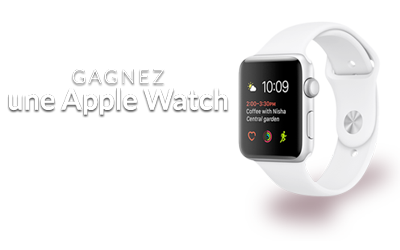 Concours gagnez 3 montres connectées Apple Watch