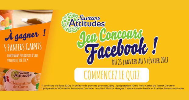 Concours gagnez 5 paniers gourmands