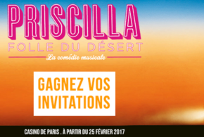 Concours gagnez des invitations pour la comédie musicale Priscilla Folle du Désert