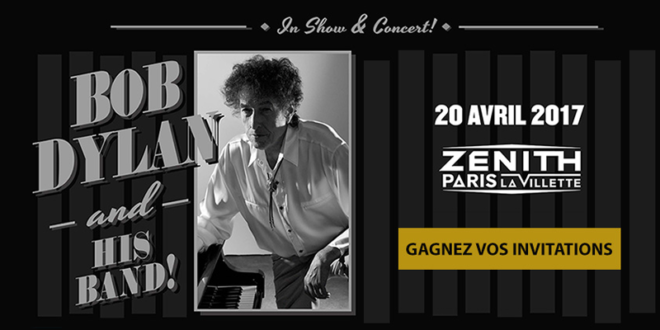 Concours gagnez des invitations pour le concert de Bob Dylan