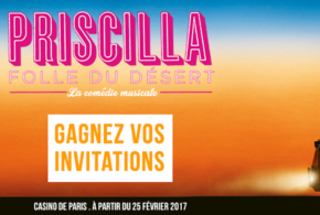 Concours gagnez des invitations pour le spectacle Priscilla folle du désert