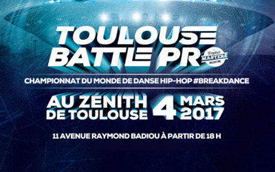 Concours gagnez des invitations pour l'événement Toulouse Battle Pro