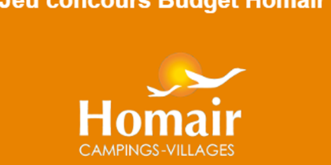 Concours gagnez un séjour en mobil-home dans un camping Homair