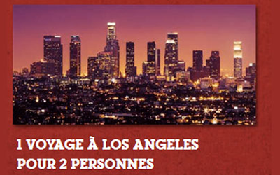 Concours gagnez un voyage pour 2 personnes à Los Angeles