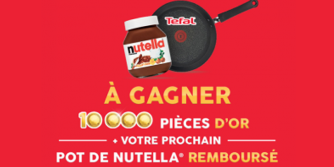 Nutella 100% remboursé