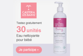 Test produit, Eau Nettoyante bébé