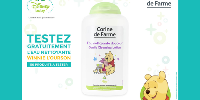 Test produit, Eaux Nettoyantes Douceur Winnie l'Ourson