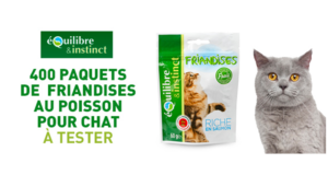 Test produit, Friandises poisson pour chat