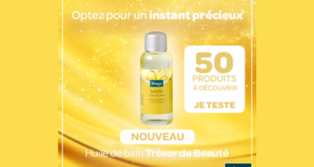 Test produit, L’huile pour le bain Kneipp