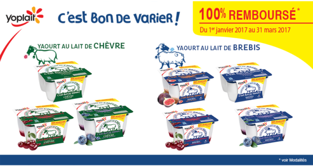 Yaourt lait de brebis ou de chèvre 100% remboursé