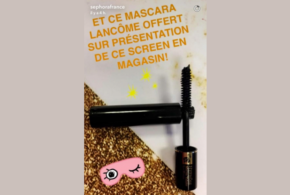 Échantillons gratuits, Mascara Lancome