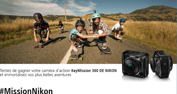 1 caméra Keymission 360 Nikon