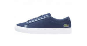 1 paire de chaussures L.12.12 bleu marine Lacoste