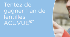 12 lots d'un an de lentilles Acuvue