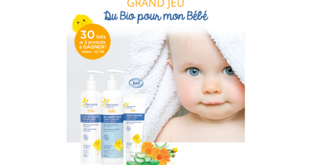 30 lots de 3 produits de soins bébé Fleurance Nature