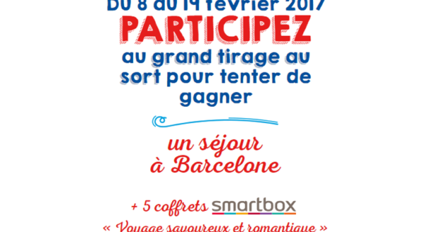 Concours gagnez 1 séjour pour 2 personnes à Barcelone en hôtel 4