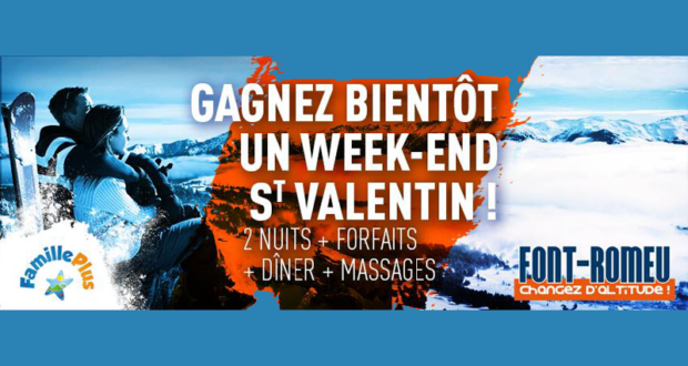 Concours gagnez 1 week-end au ski pour 2 à Font-Romeu