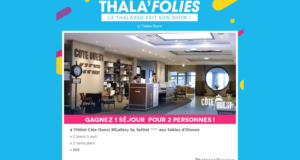 Concours gagnez 1 week-end thalasso pour 2 aux Sables d'Olonne