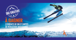 Concours gagnez 4 forfaits de ski journée