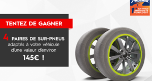 Concours gagnez 4 paires de sur-pneus