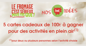 Concours gagnez 5 cartes cadeau Naturabox de 100 euros