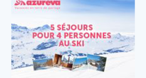 Concours gagnez 5 séjours au ski de 8 jours pour 4 personnes