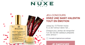 Concours gagnez 60 produits de soins Huile Prodigieuse Nuxe