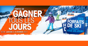 Concours gagnez 8 forfaits journée de ski