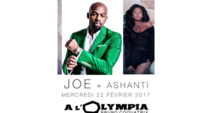 Concours gagnez des invitations pour le concert de Joe et Ashanti