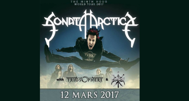 Invitations pour le concert de Sonata Arctica