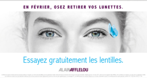Lentilles de contact Afflelou gratuites