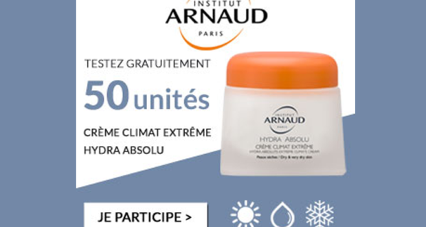 Test produit, Crème climat extrême