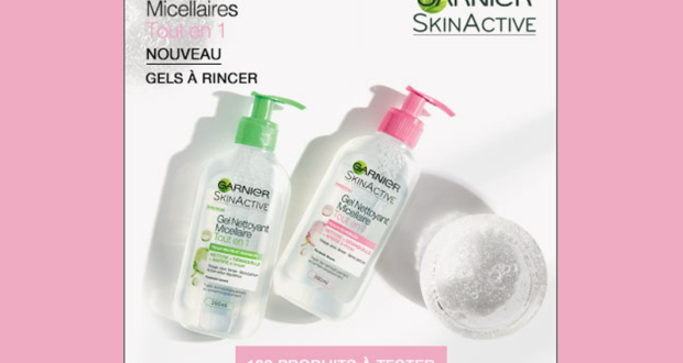 Test produit, Gels Nettoyants Micellaires Tout en 1 de Garnier