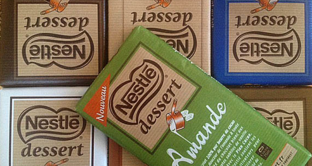 Test produit, chocolat Nestlé Dessert Amande