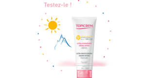 Test produit, crème ultra-hydratantes Topicrem SPF 50