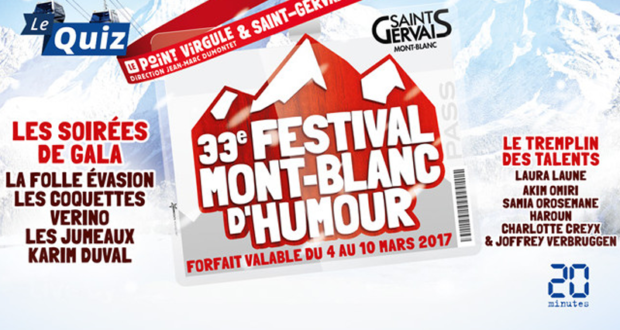 Un week-end pour 2 au Festival Mont-Blanc de l'Humour
