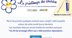 Échantillons gratuits, 1000 kits de brossage gratuits