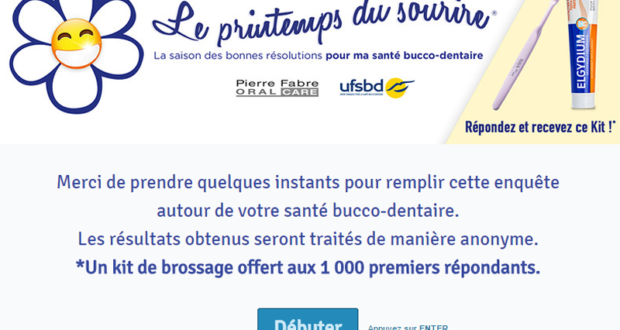 Échantillons gratuits, 1000 kits de brossage gratuits