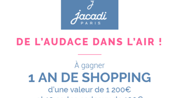 1 lot de 1200 cartes cadeaux Jacadi